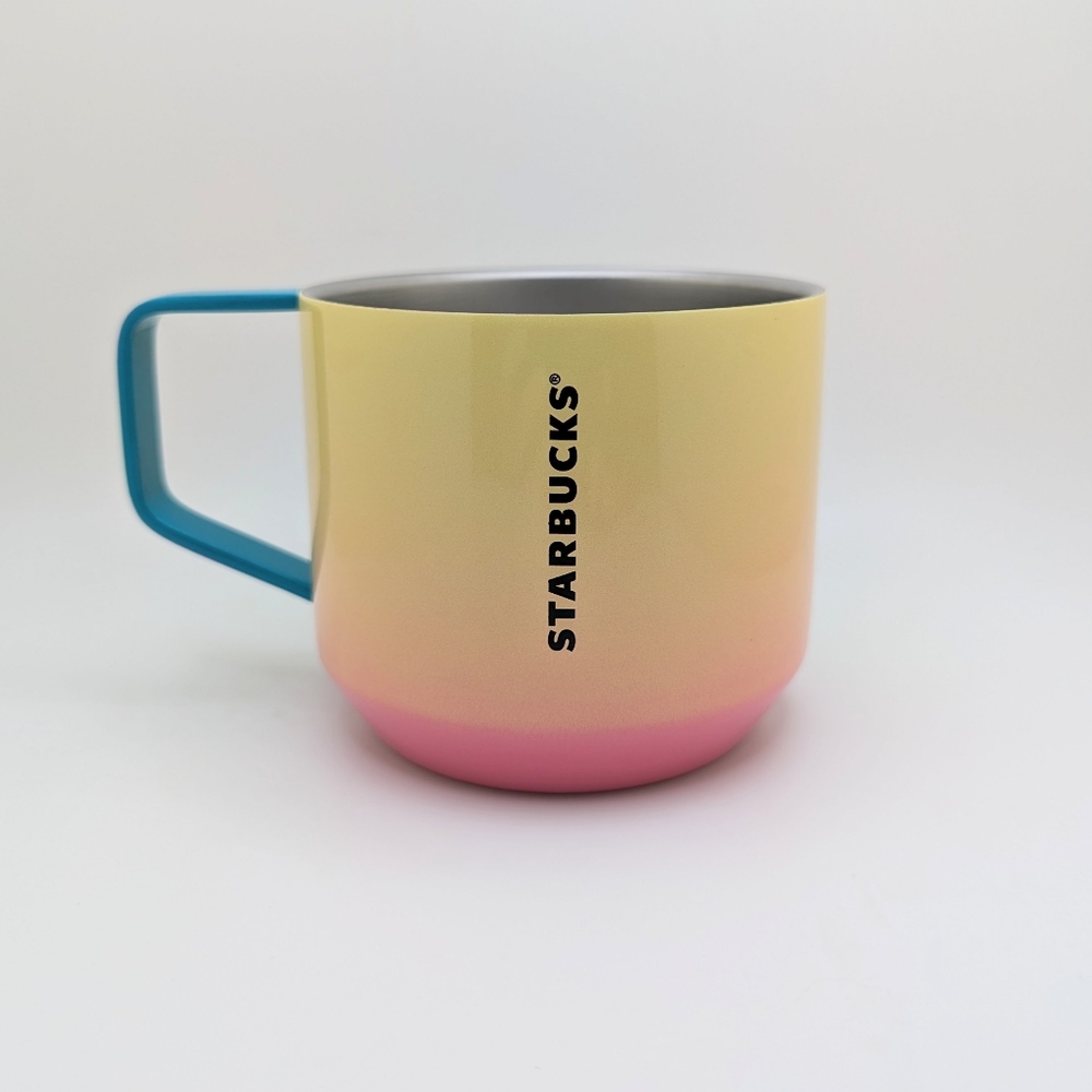 Starbucks Asia "Shine Bright" 11oz SS camping mug BNWT